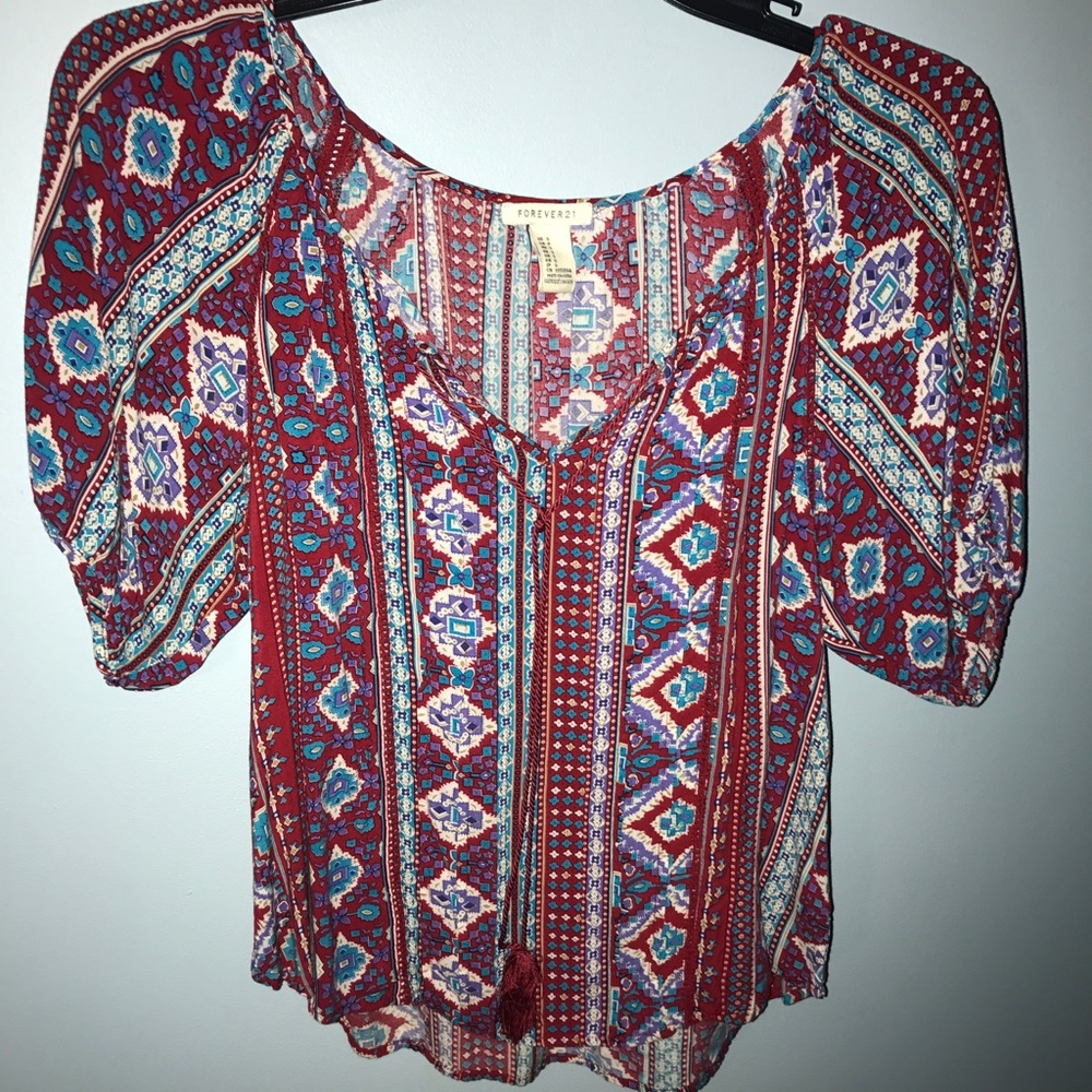 Forever 21 flowy blouse